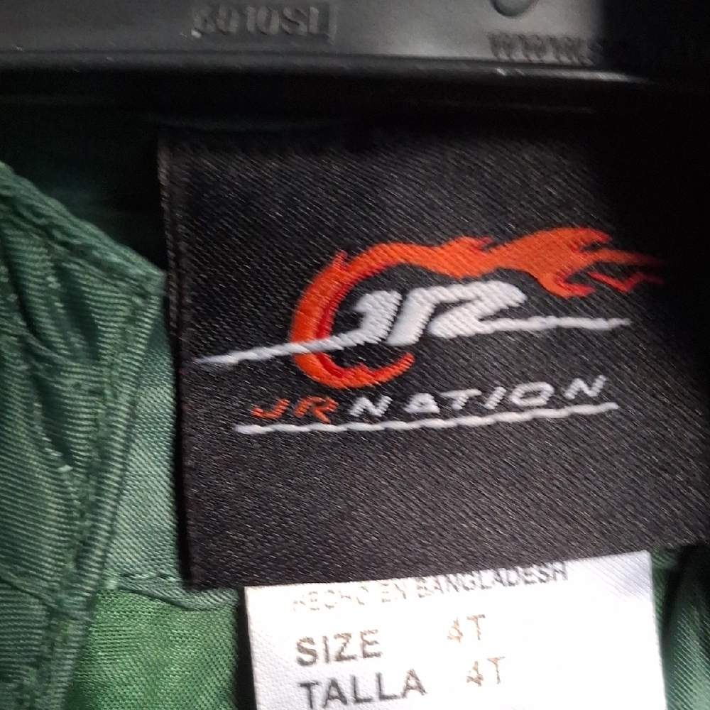 Kids Green Racing Jacket - Picture 3 of 7